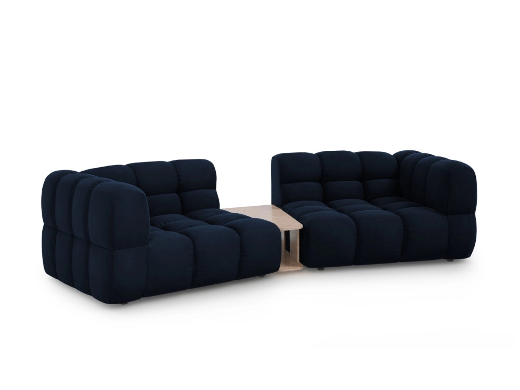 Cosmopolitan Design - Divano modulare "Sky" 2 posti in velluto blu reale 