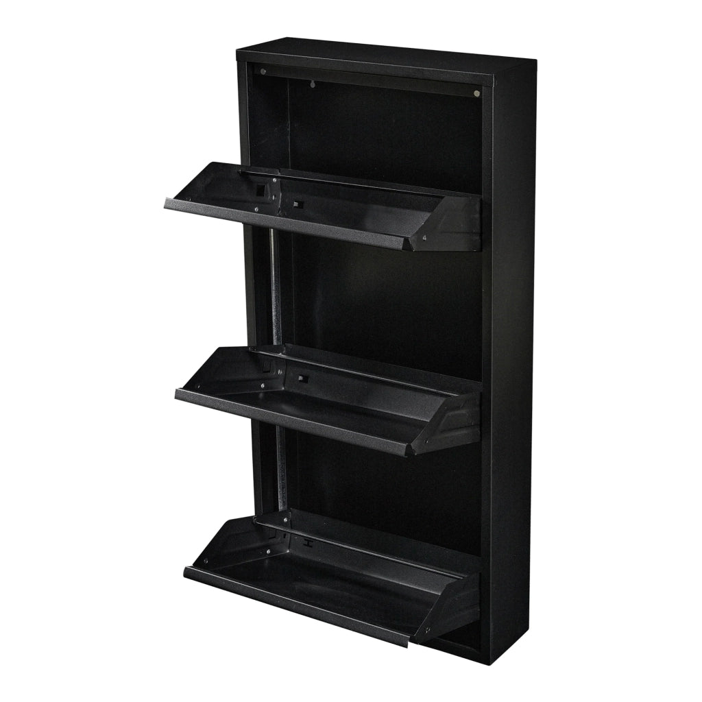 Scarpiera basculante nera a 3 cassetti 03_0008822