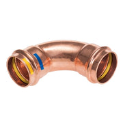 CURVA A 90Â° FF A PRESSARE PER ACQUA GAS B ONE- Diam. 28- IBP- pezzi 1