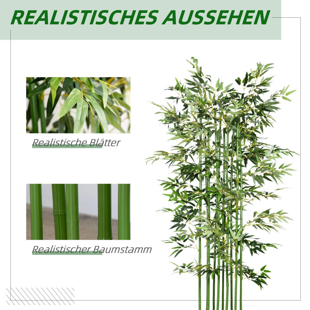 Pianta Artificiale Bamb¨´ ¨C Minimal ¨C Verde 180 cm