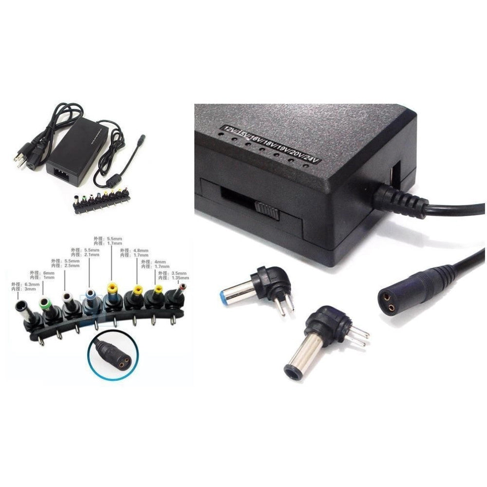 Trade Shop - Alimentatore Trasformatore Universale Per Notebook Pc Computer Portatile 96 120w -