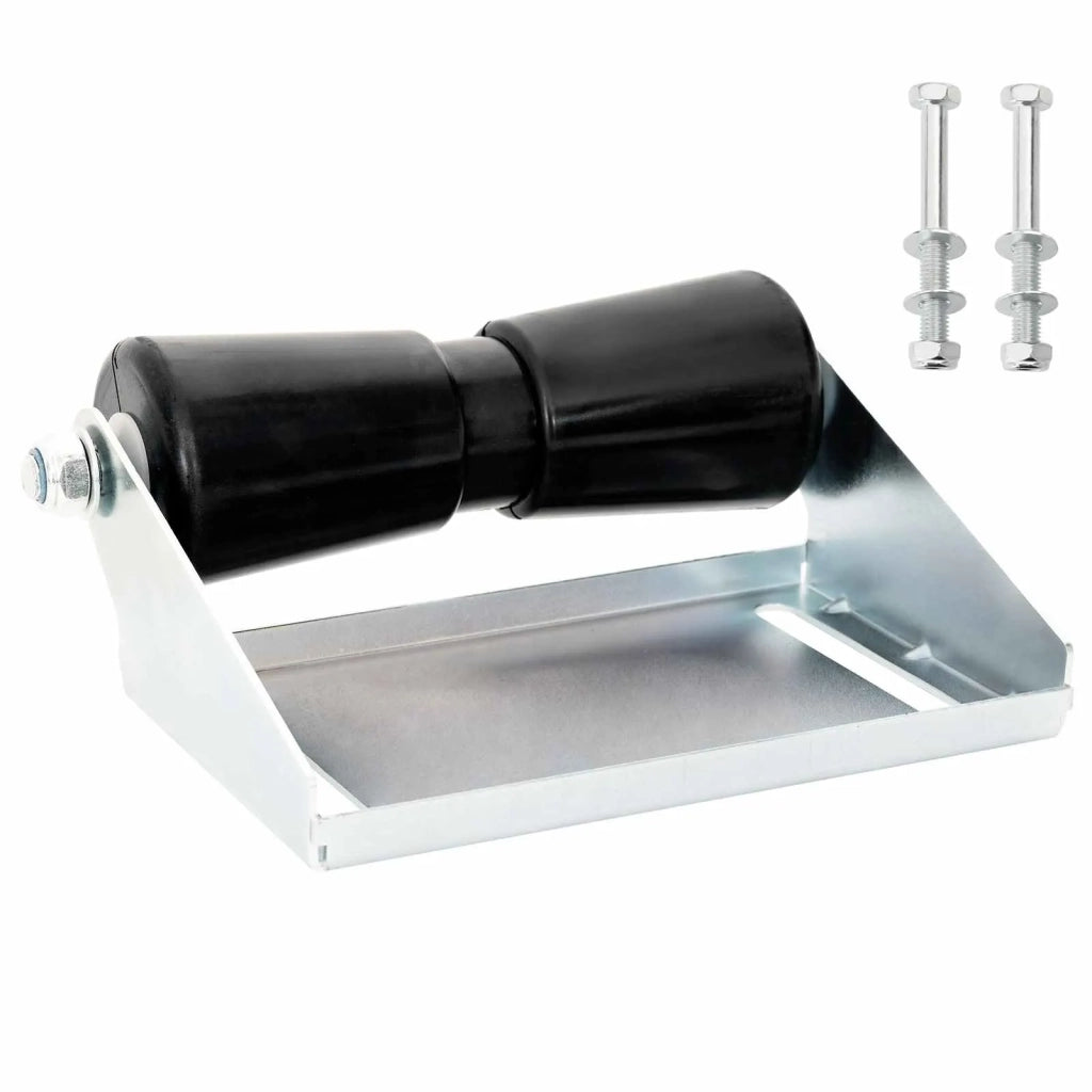 Rullo per rimorchio per barche con supporto 25,4 cm Argento 42039150