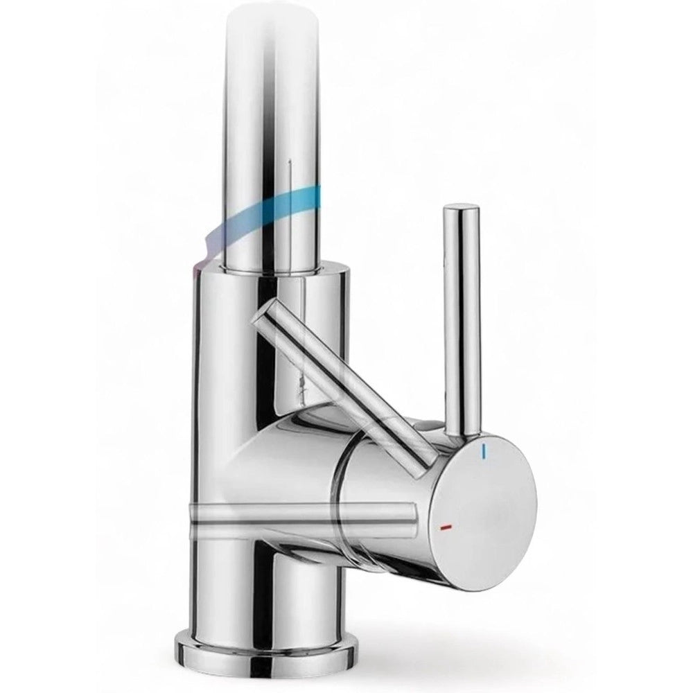 Trade Shop - Miscelatore Per Cucina Rubinetto Con Doccetta Estraibile Monocomando Cromato 79570 -