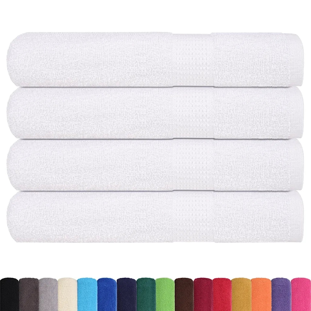 Asciugamani per sauna FROGN 4 pezzi Bianco 80x200 cm 360 g/m2