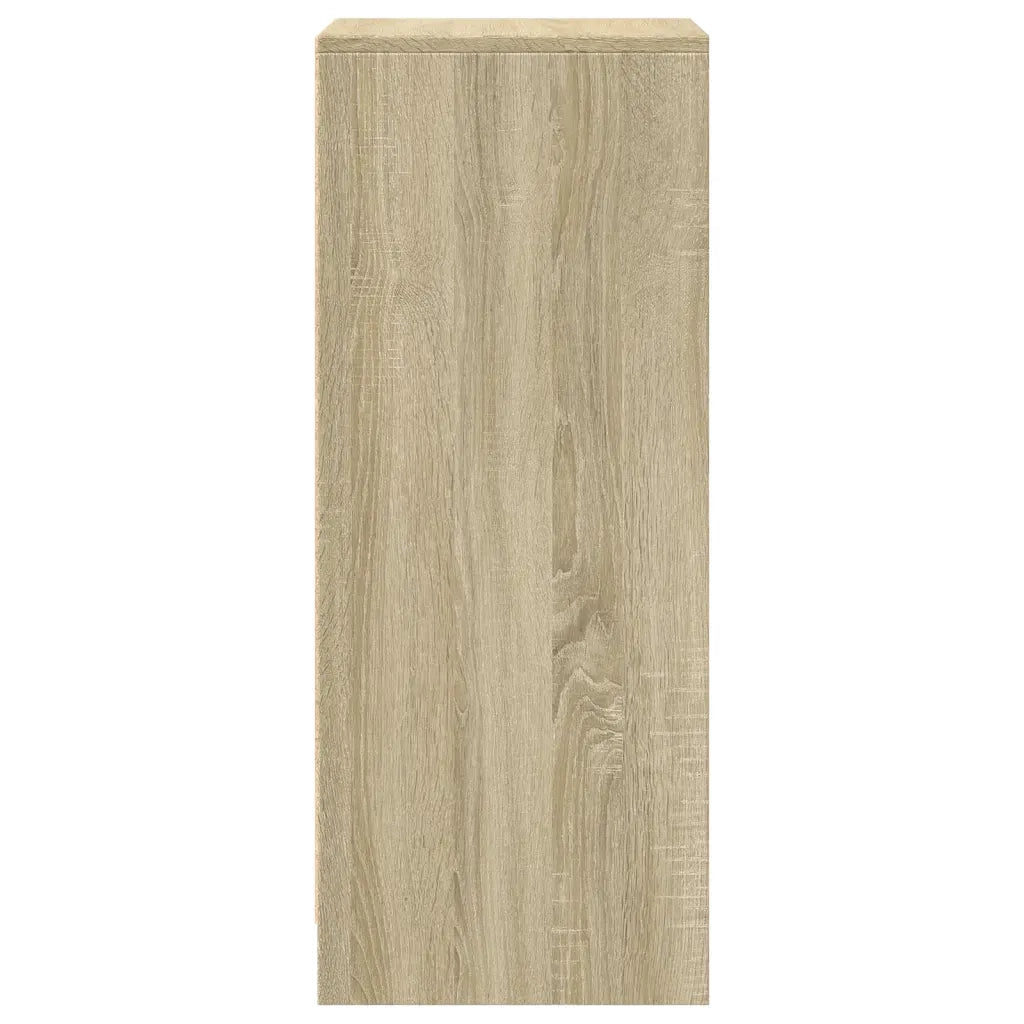 Credenza con LED Rovere Sonoma 42,5x34x85 cm Legno Multistrato 852140