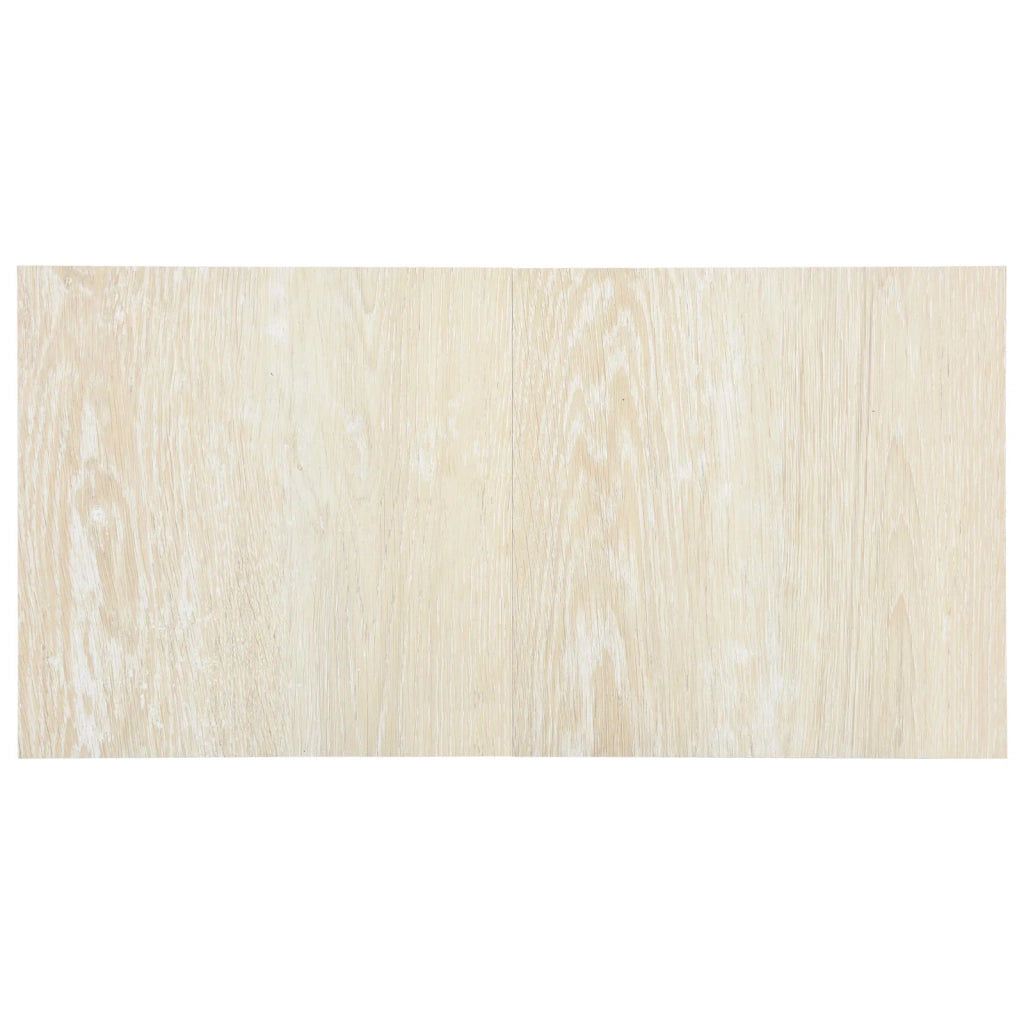 Tavole per Pavimenti 5,11 m² 55 pcs PVC Bianco e Beige 42046326