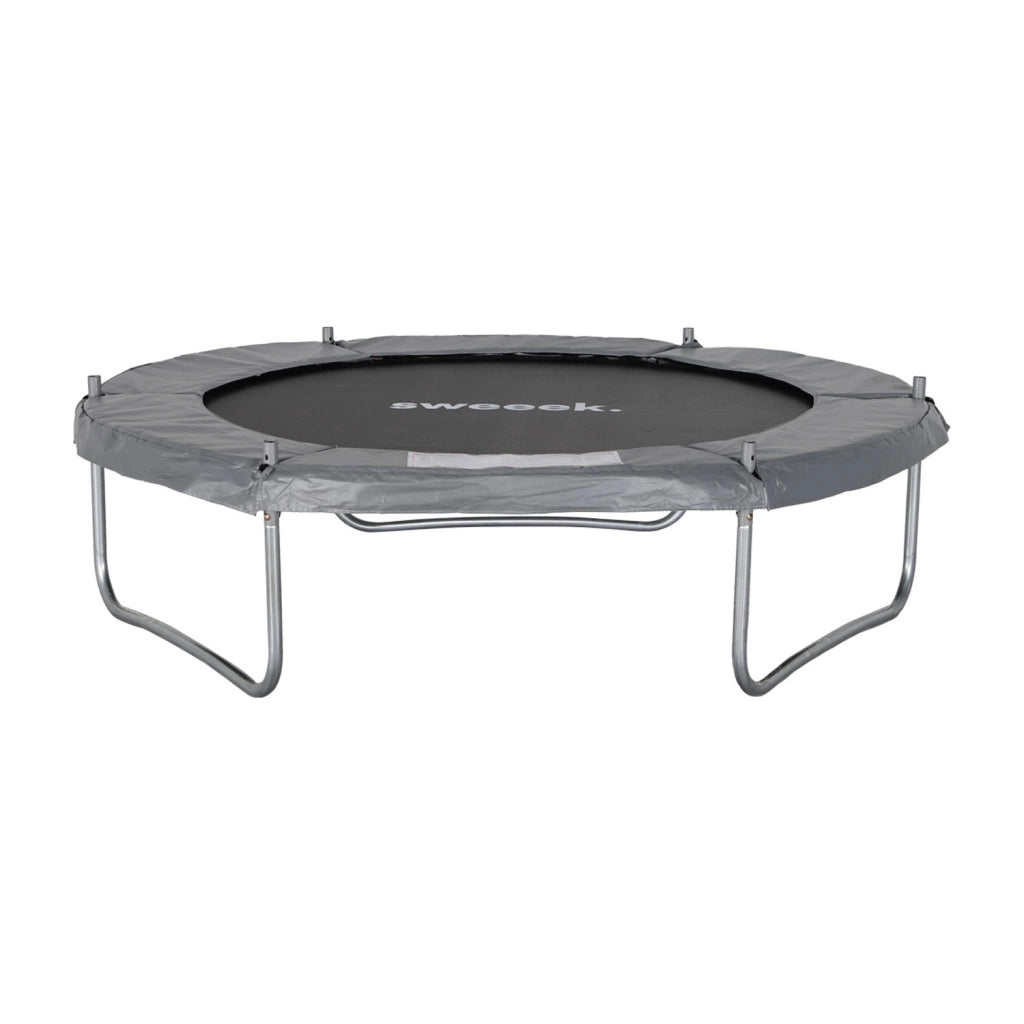 Trampolino 180cm con rete di protezione, grigio