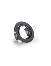 Faretto da Incasso Rotondo Jura 1xGU10 Nero Ø8 cm Trio Lighting