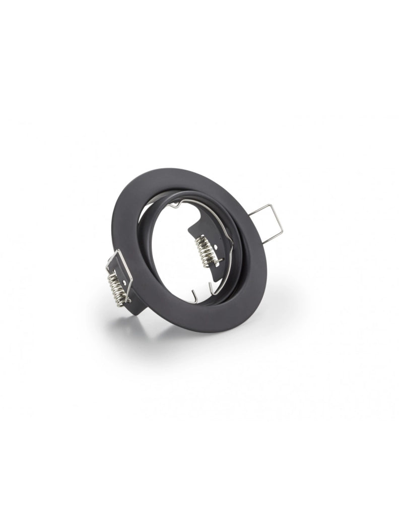 Faretto da Incasso Rotondo Jura 1xGU10 Nero Ø8 cm Trio Lighting