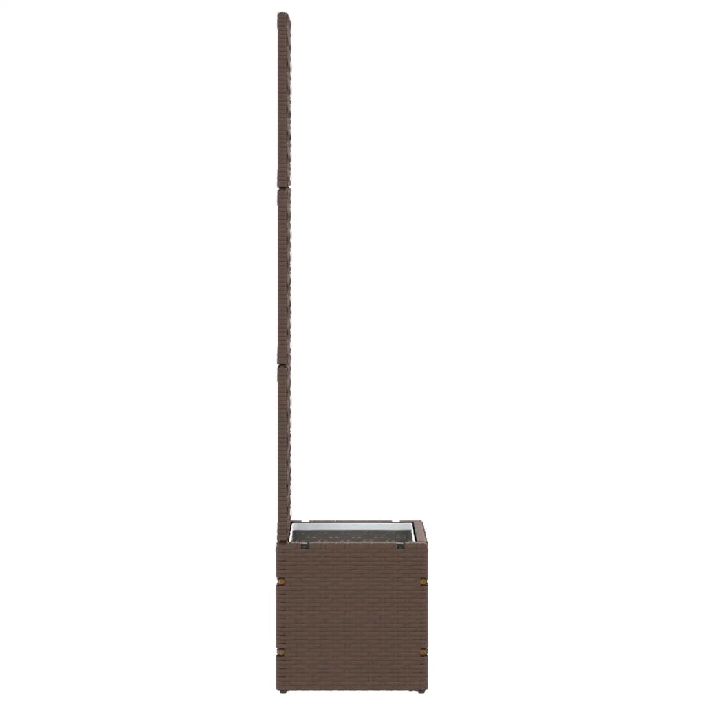 Fioriera a traliccio da giardino Marrone 35 x 30 x 135 cm 366618