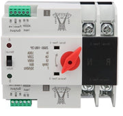 Schaltrelais automatico 220 V 100 A ATS pc-DIN-rail ZGQ5-100/2P | Ultima schaltrelais Interruttore di emergenza - 2 pezzi.