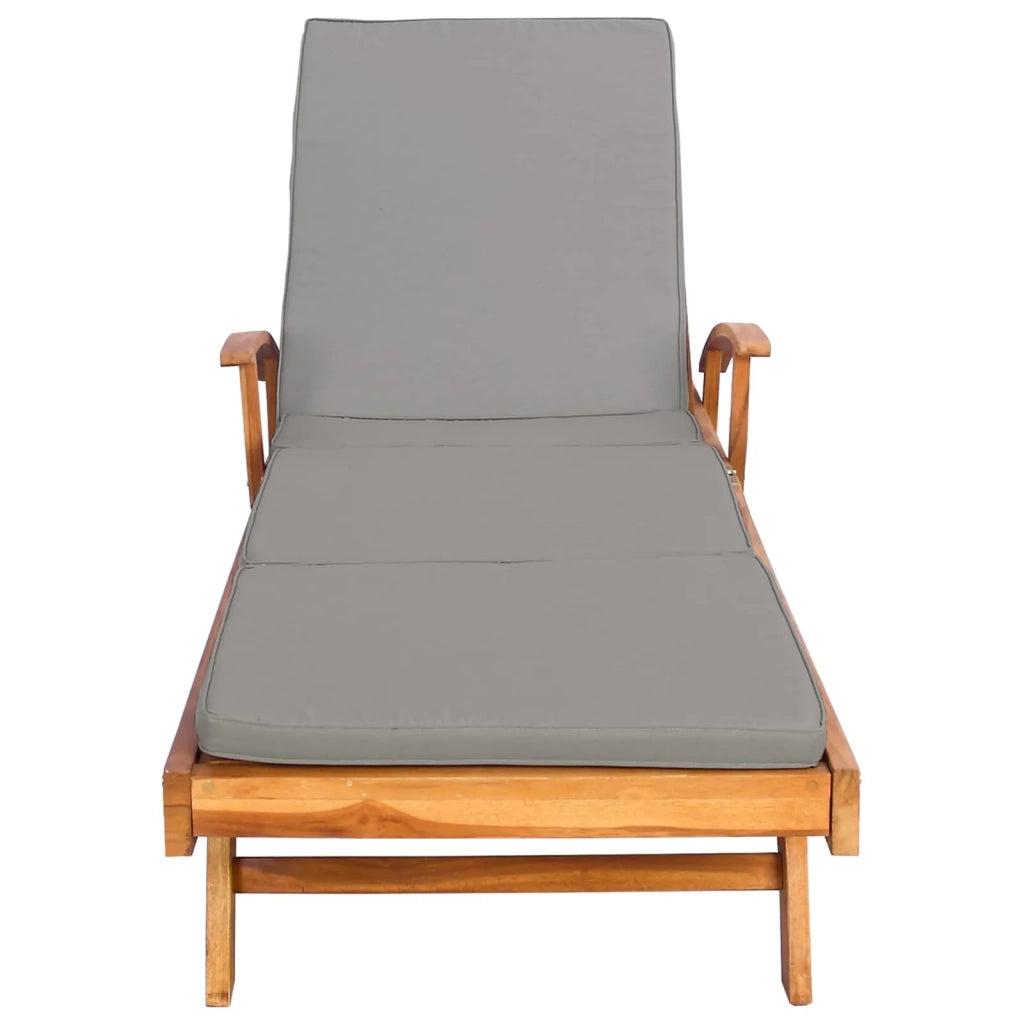 Lettino da sole 100% Poliestere Teak Solido 42032674