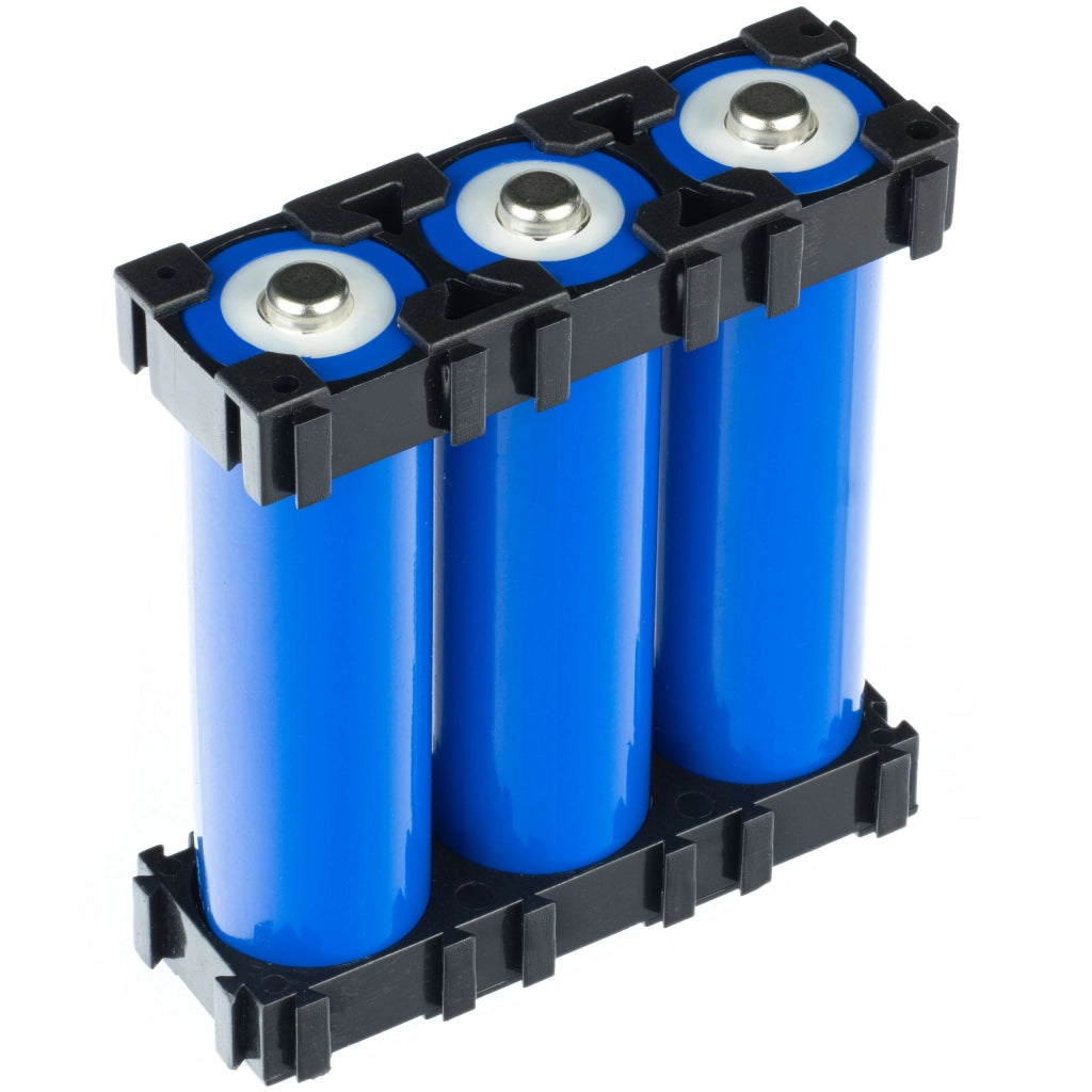 Custodia per Batteria 1x1 per 1 Cellula 18650 – Materiale Plastico | Organizzazione e Collegamento Efficiente