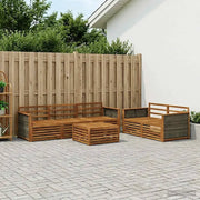 Set di divani da esterno 6 pcs Naturale 3383017