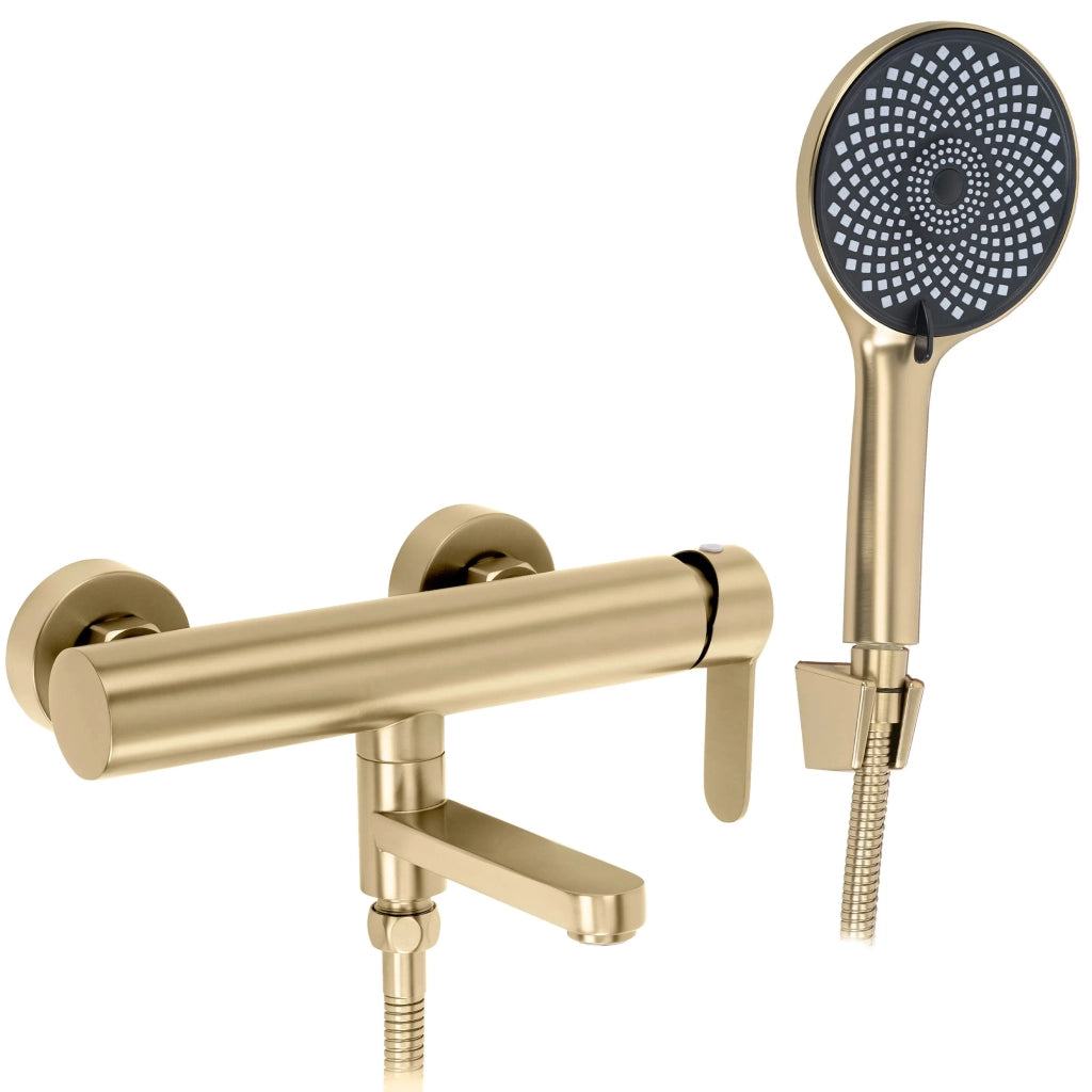 Miscelatore Per Vasca Rea Arcos Brushed Gold