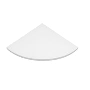 Mensola da Muro, Mensola Angolare, Mensola da Parete, Mensola Angolare Per Muro, Bianco, 35x35x1,8 cm - Angolare