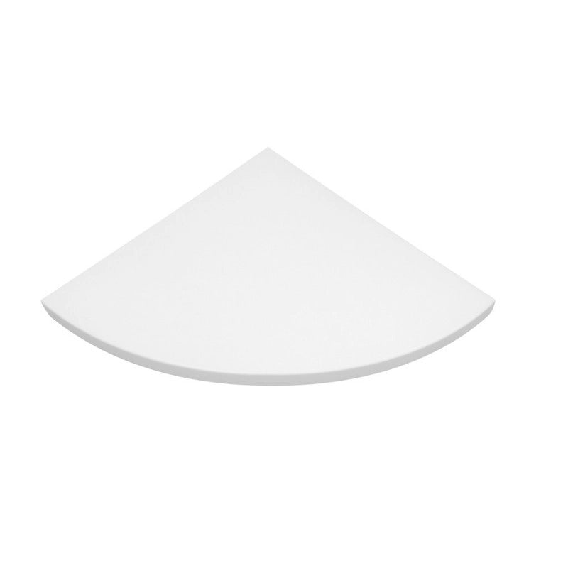 Mensola da Muro, Mensola Angolare, Mensola da Parete, Mensola Angolare Per Muro, Bianco, 35x35x1,8 cm - Angolare