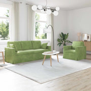 Set di divani 2 pcs Verde chiaro 198 x 78 x 80 cm Velluto 3407598