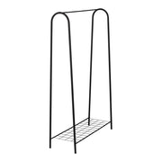 Appendiabiti con superficie di appoggio 144,5 x 89 x 32,5 cm nero 03_0008137