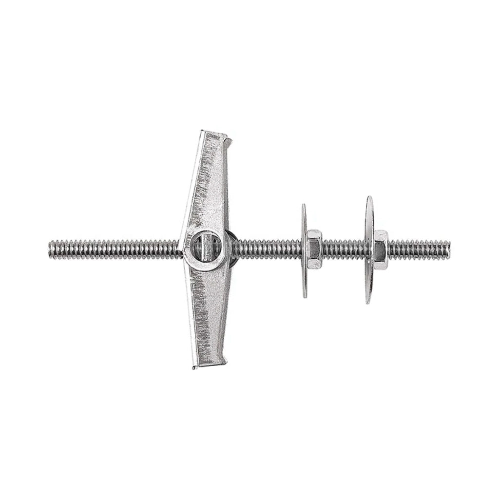 TASSELLO ANCORINA A SCATTO IN ACCIAIO ZINCATO CON BARRA DADI E RONDELLA - Ø14 - LUNGHEZZA 14CM  - TEF