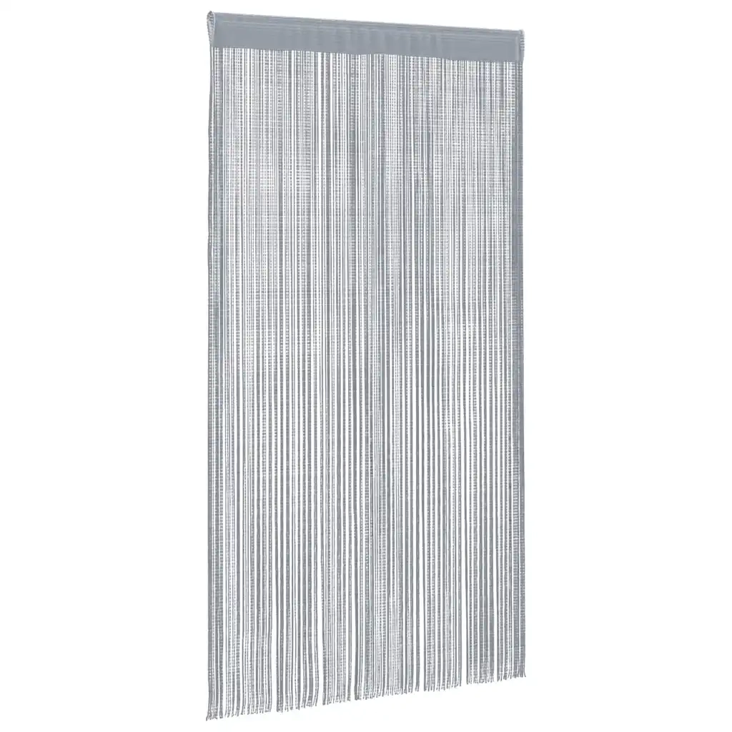 Tende a Filo 2 pz Grigio Chiaro 100x250 cm 4102049