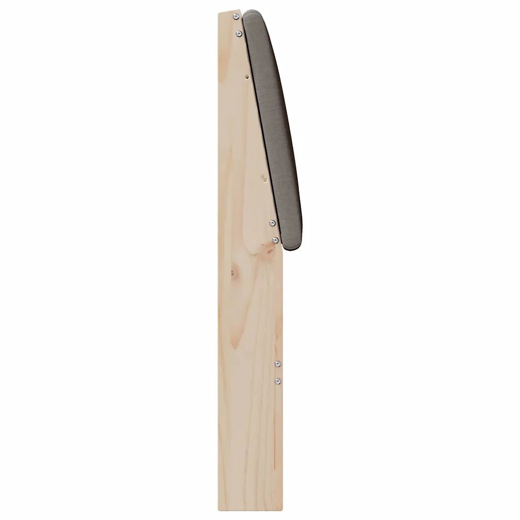 Testiera imbottita Talpa 135 cm Pino massello 879292