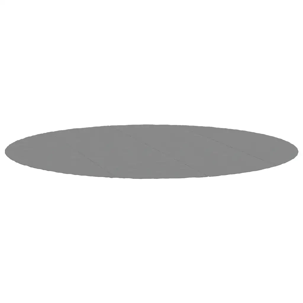 Telo Sotto Piscina Grigio Chiaro Ø500 cm Geotessile Poliestere 94221