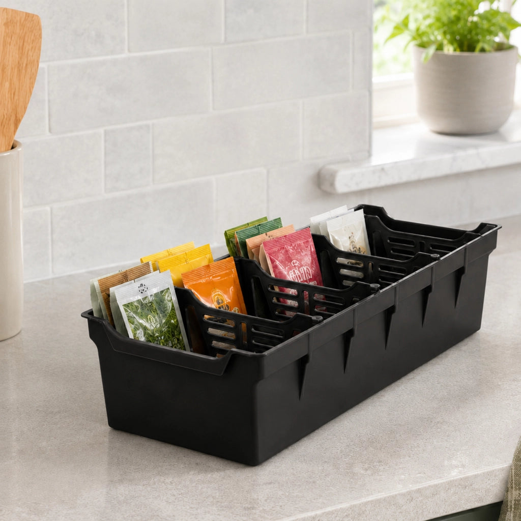 KADAX Organizer na przyprawy czarny <24> K17438