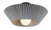 Plafoniera vintage grigia 40cm 1 luce E27 Rabalux Revan