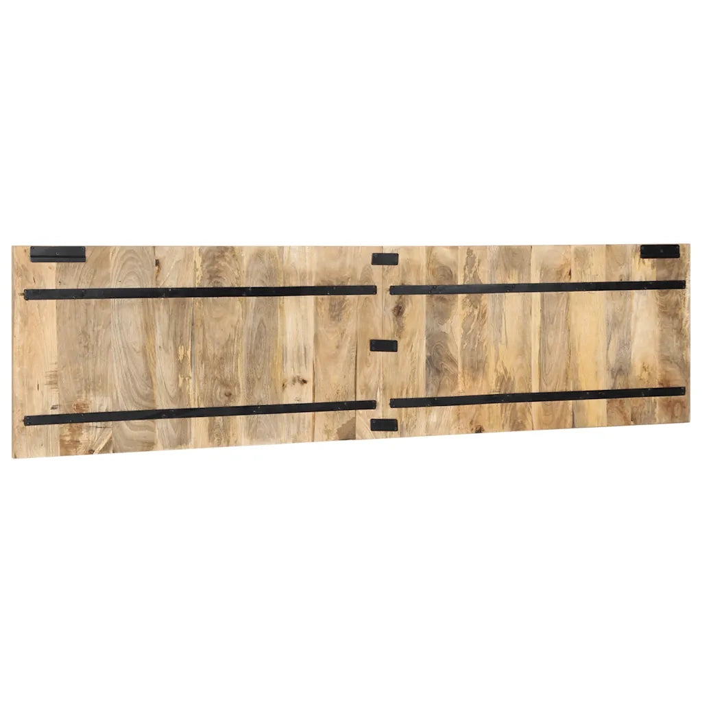 Testiera 200 cm in Legno Massello di Mango Grezzo 4017515