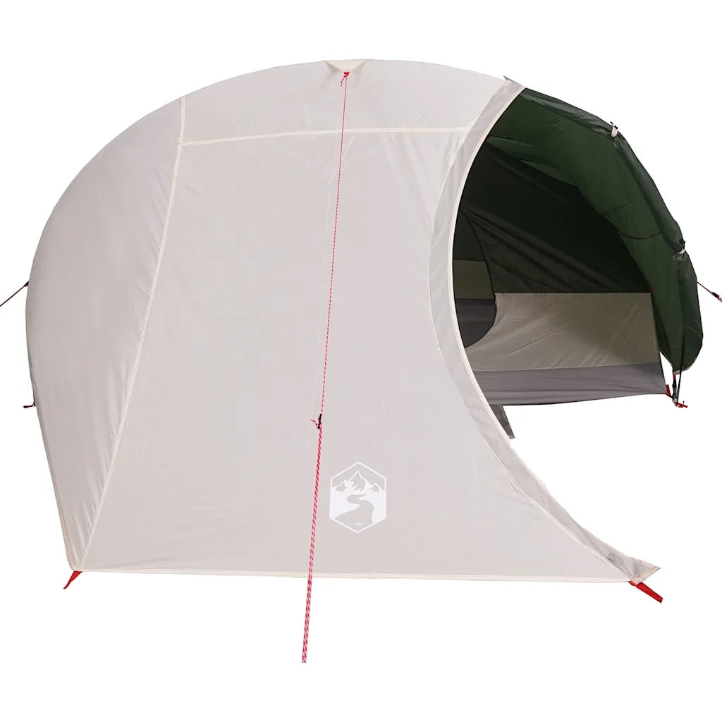 Tenda da Campeggio a Cupola per 4 Persone Verde Impermeabile 94727