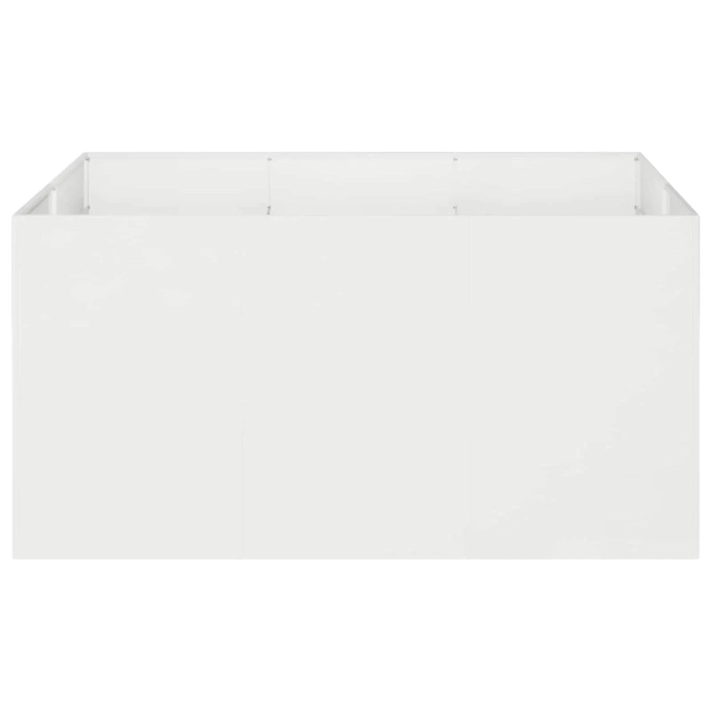 Vaso da giardino Bianco 120 x 80 x 60 cm 8005926