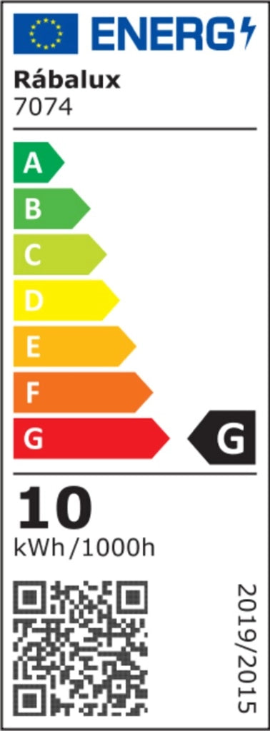 Applique esterna moderna LED 10W Cyprus nera IP44 Rabalux