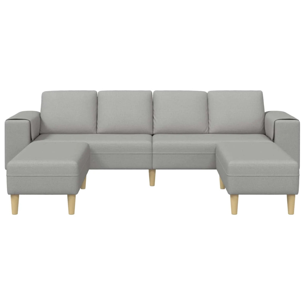 Divano per Soggiorno 3 pcs Grigio Nuvola 250 x 188 x 76 cm 3335120