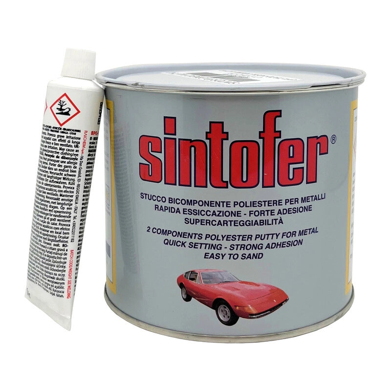 STUCCO PER METALLO 'SINTOFER' 500 ml - Bianco - SINTOLIT