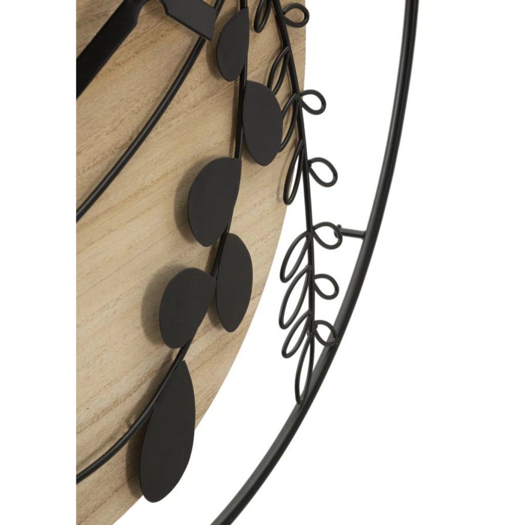 Orologio da Parete VKH268, Marrone, Metallo, 60x2x60 cm