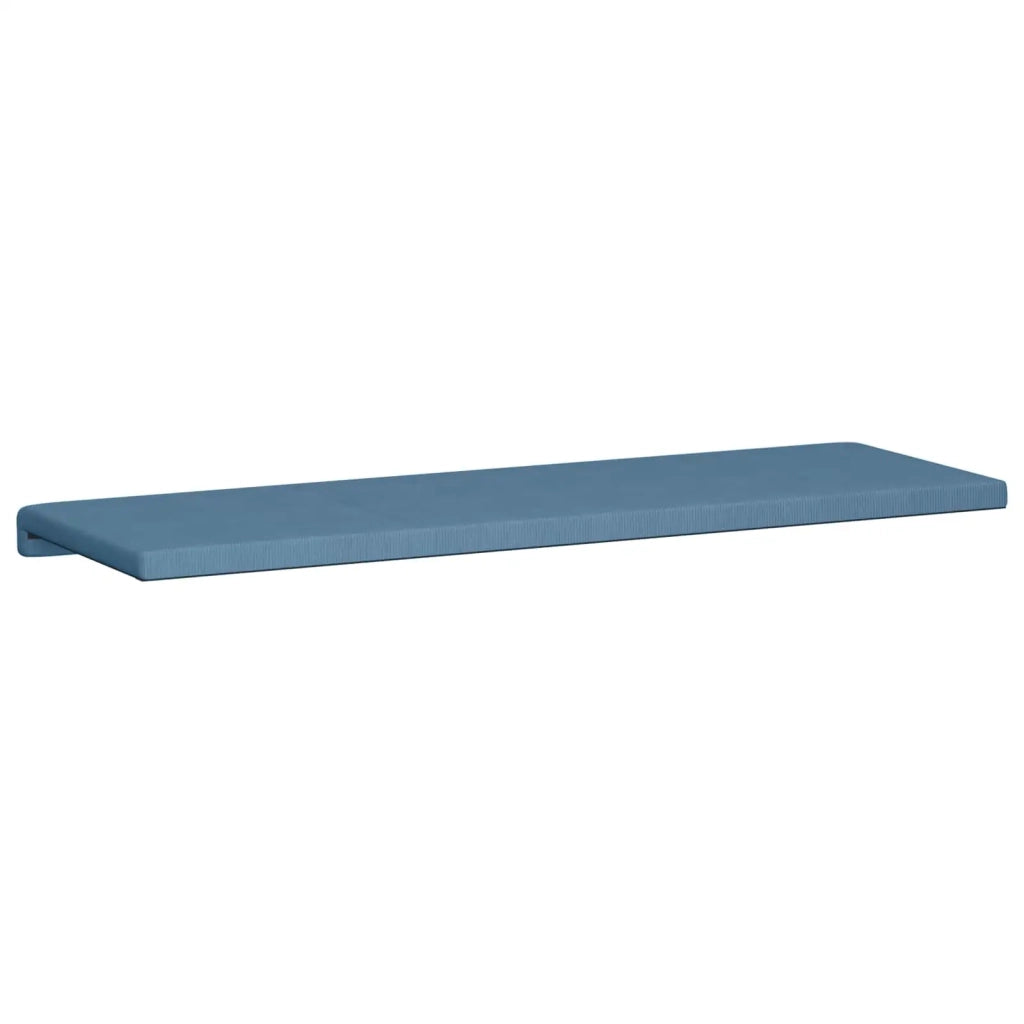 Cuscino per panchina corduroy Blu Profondità 35 cm 42043369