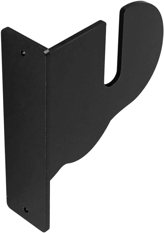 Muurbevestiging per Skateboard e Longboard, Set di 2, Nero, Adatto per Skateboard, Longboard, Sci e Snowboard, Fermo Manubrio