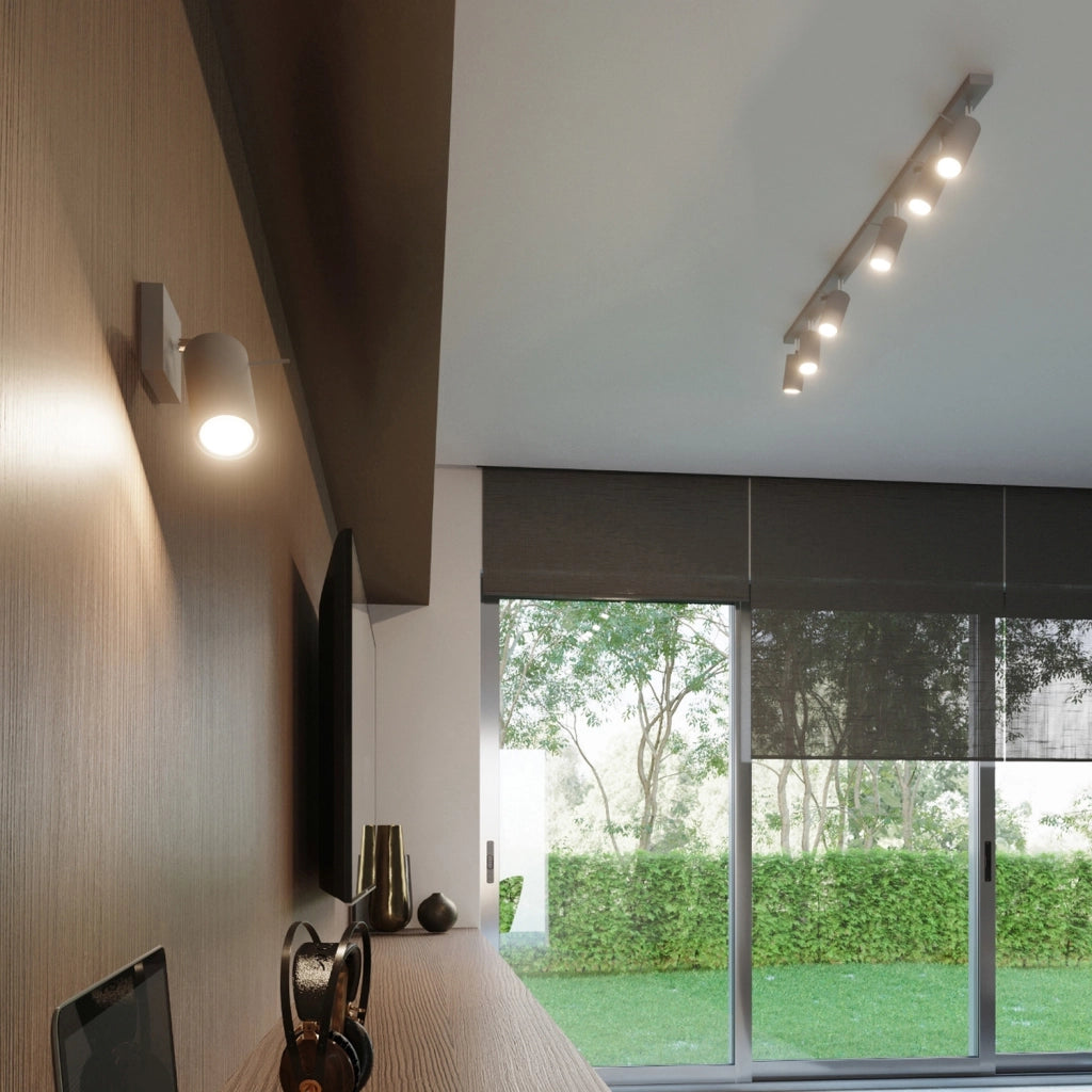 Lampada da soffitto RING 3 grigio