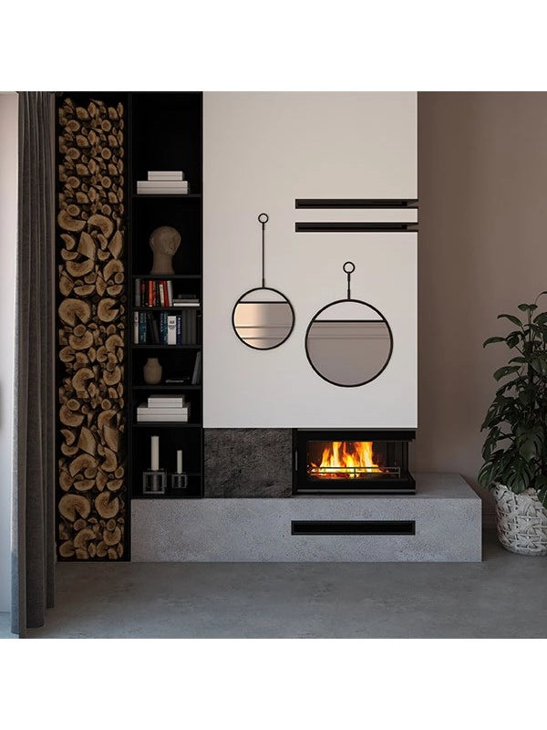 Inserto Stufa A Legna Apertura Destra - W16 (13,5 KW) ECO