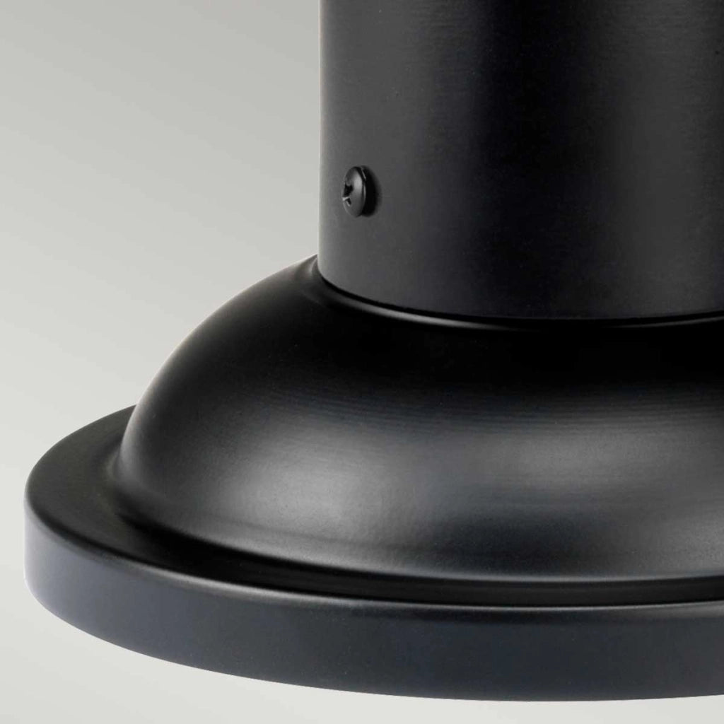 Lampada da esterno a piedistallo nera E27 60W Bedford Quoizel