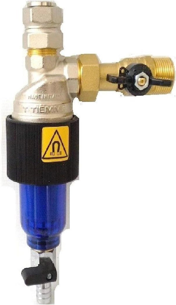 Filtro Magnetico Tiemme Sotto-Caldaia Con Valvola A Sfera 3/4