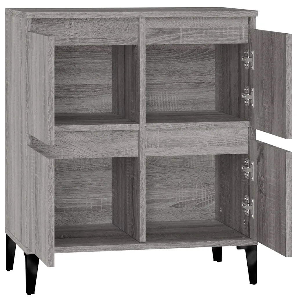 Credenza | Madia | Buffet da pranzo | Armadio da pranzo Grigio Sonoma 60x35x70 cm in Legno Multistrato