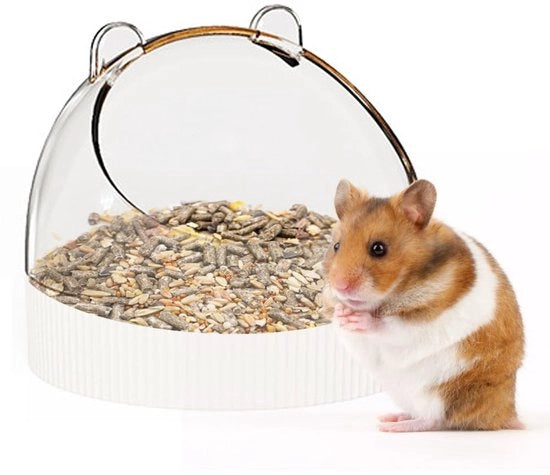 Cassetto Cibo per Animali Senza Fuga - Materiale Sicuro per l'Alimentazione - Facile da Pulire - Cassetto Alimentare