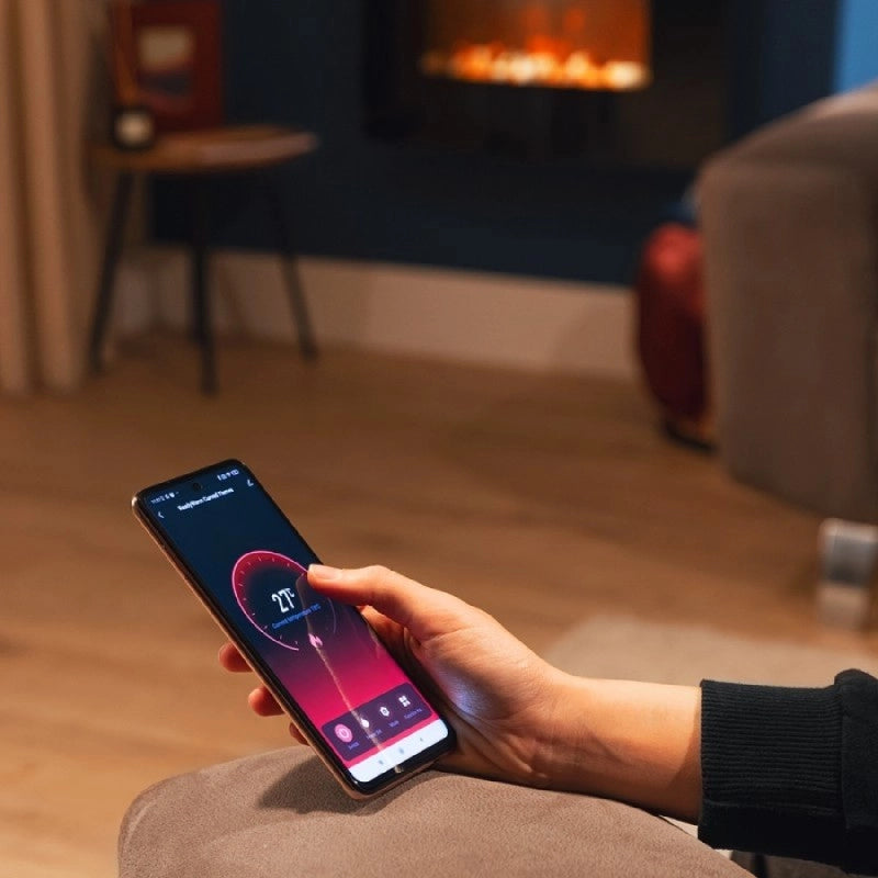 CECOTEC 05813 - Caminetto elettrico ReadyWarm 2250 Curved Flames Connected