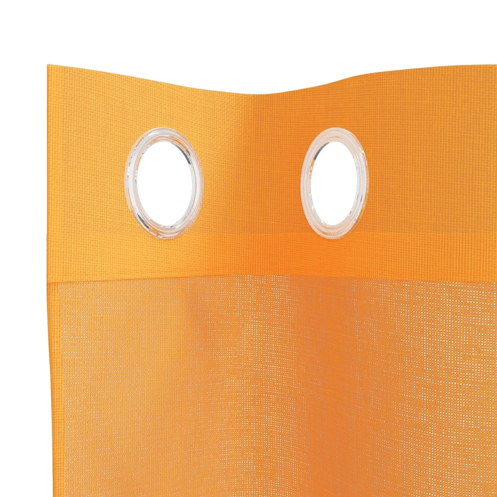 Tende in Voile con Occhielli 2 pz Arancio 140x260 cm 4102093