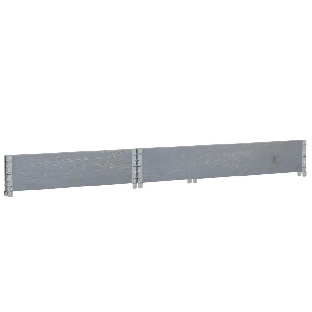 Fioriera da Giardino Grigia 120x80 cm Legno Massello di Pino 3295845