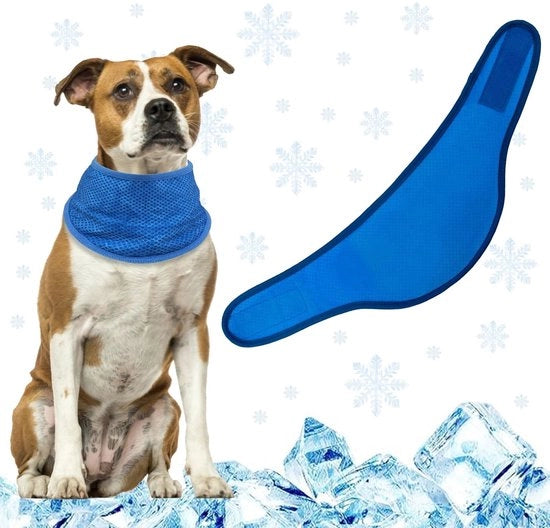 Cintura per cani rinfrescante - ademendente - bandana per cani - estivo - leggero - riutilizzabile - taglia L - rinfrescante per cani