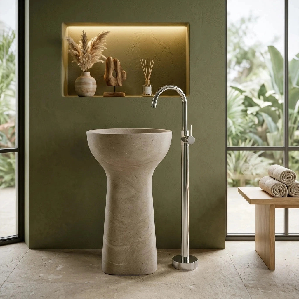 Rubinetto Da Lavabo Rea Lungo Chrome
