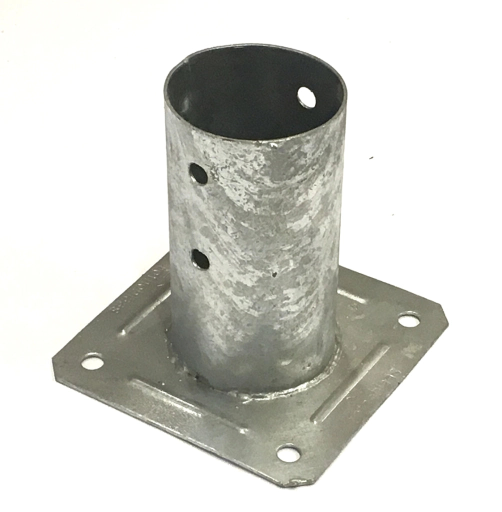 Staffa a bicchiere per palo tondo diametro 8 cm